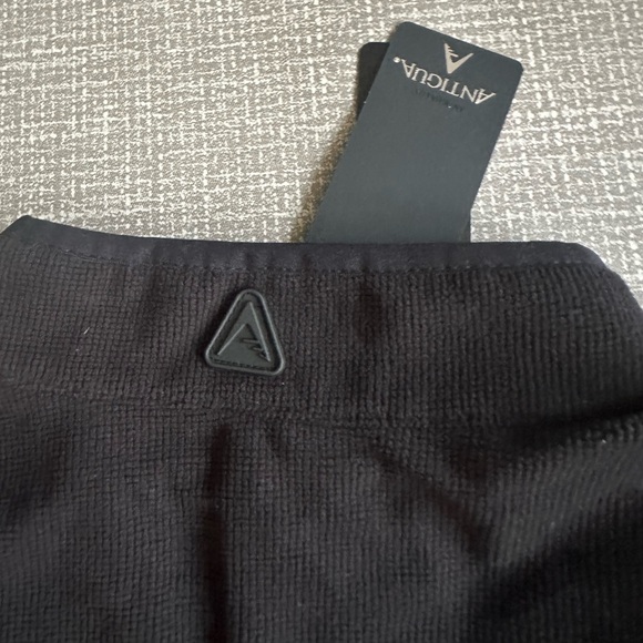 SUPER BOWL MIAMI LIV ANTIGUA MENS BLACK GLACIER LONG SLEEVE 1/4 ZIP PULLOVER XXL - Picture 4 of 11